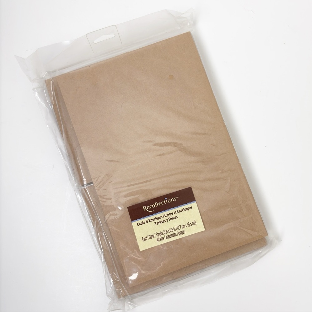 Kraft Cards & Envelopes Pack of 40 NWT